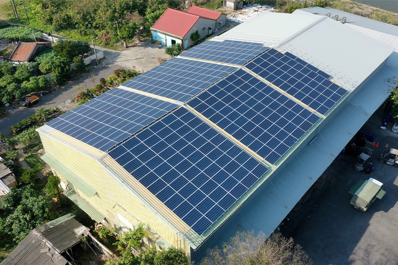 太陽光発電システムの設置